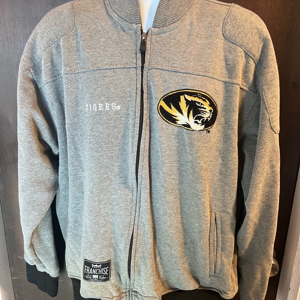 Franchise Club Jacket Mizzou Missouri Tigers Official Collegiate Sz Large